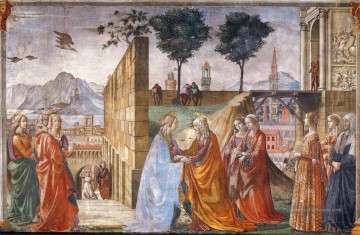  Visitation Tableaux - Visite Renaissance Florence Domenico Ghirlandaio
